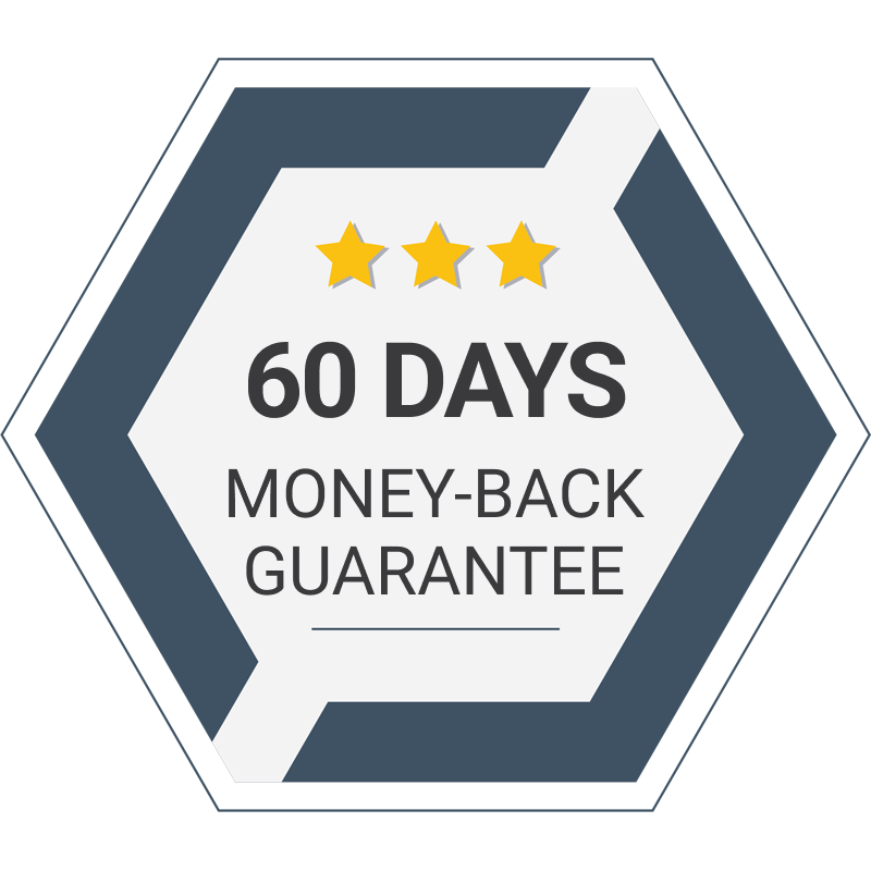 60 days money back guarantee